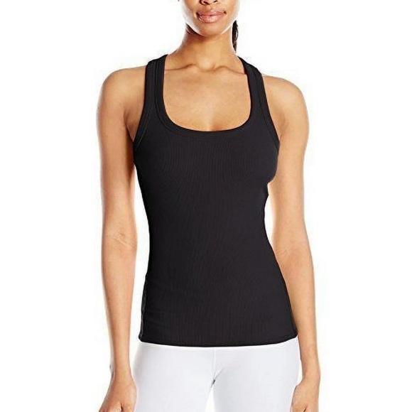 ALO Yoga Ribbed Support Tank in Black - Picture 2 of 10
